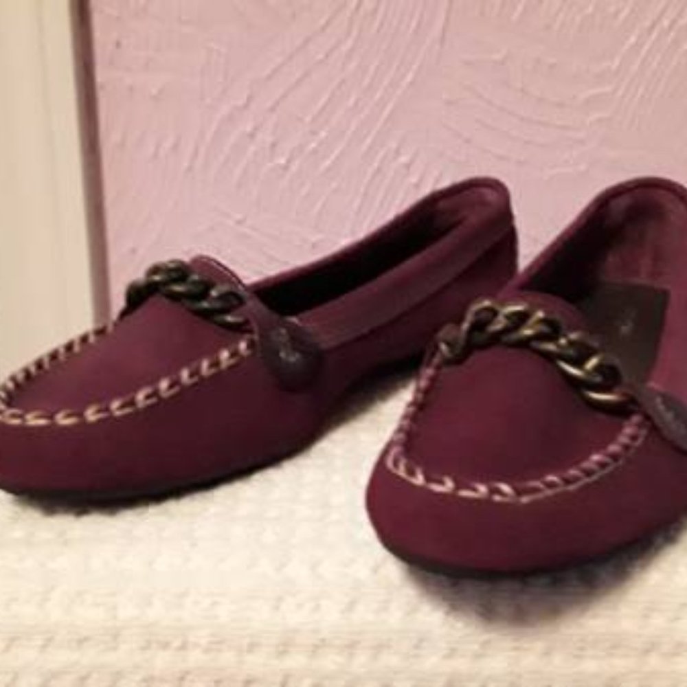 Sonoma Burgundy Women's Shoes Size 8 Suede Like